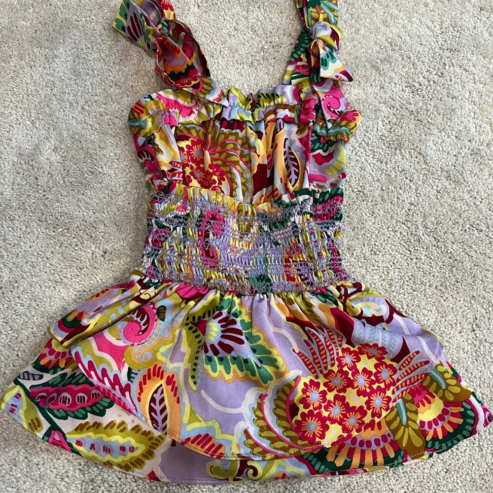 Chelsea & Violet Multicolor Floral Romper Dress